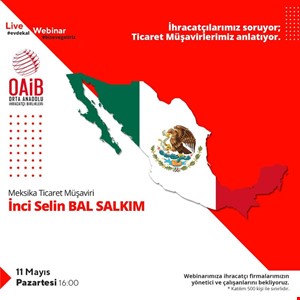 Meksika Ticaret Müşaviri ile Online Ülke Toplantısı