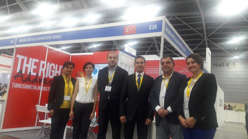 Ankara Demir ve Demir Dışı Metaller İhracatçıları Birliği ilk kez BUILD TECH ASIA 2018 Fuarı'na katıldı!