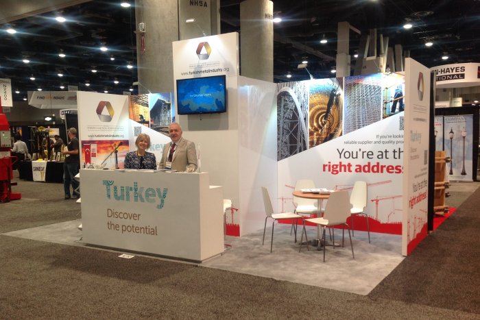 Ankara Demir ve Demir Dışı Metaller İhracatçıları Birliği World of Concrete Fuarı'nda