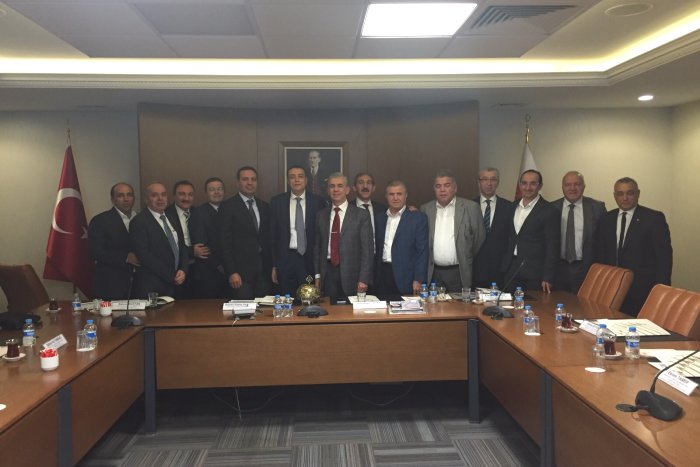 Akdeniz Demir ve Demir Dışı Metaller İhracatçıları Birliği Yönetim Kurulu OAİB'nin Misafiriydi