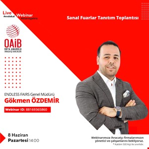 Sanal Fuarlar Online Tanıtım Toplantısı