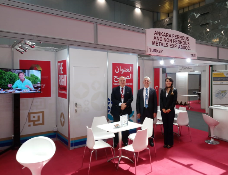 Ankara Demir ve Demir Dışı Metaller İhracatçıları Birliği IPEC 1.ULUSLARARASI ÜRÜN Fuarı'nda!