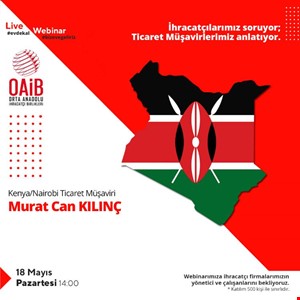 Nairobi Ticaret Müşaviri ile Online Kenya Ülke Toplantısı