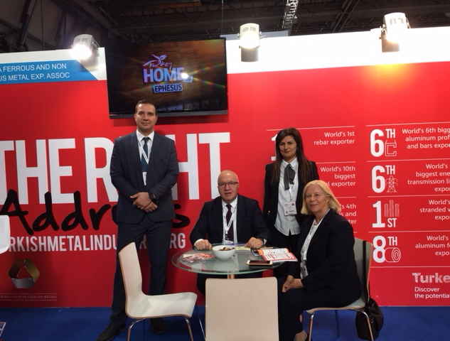 Ankara Demir ve Demir Dışı Metaller İhracatçıları Birliği UK CONSTRUCTION WEEK 2018 Fuarı'nda!