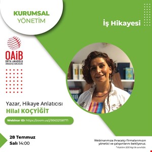 YAZAR, HİKAYE ANLATICI, HİLAL KOÇYİĞİT İLE İŞ HİKAYESİ