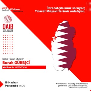 Doha Ticaret Müşaviri Burak Güreşçi ile Katar Online Ülke Toplantısı