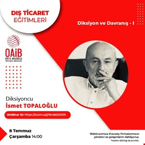 Diksiyoncu İsmet TOPALOĞLU İle Diksiyon Ve Davranış-I Diksiyoncu İsmet TOPALOĞLU İle Diksiyon Ve Davranış-I