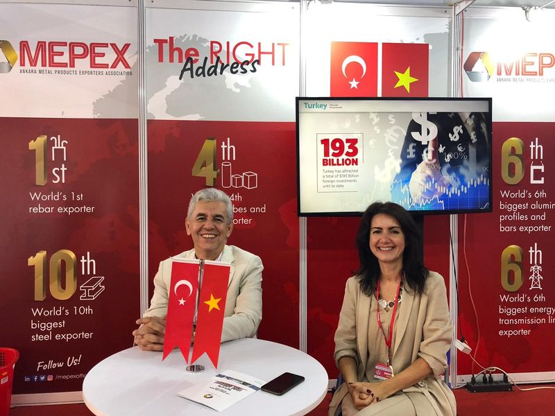 Ankara Demir Ve Demir Dışı Metaller İhracatçıları Birliği Vietnam'da Yapılan Vietbuild Fuarı'na İlk Kez Katıldı