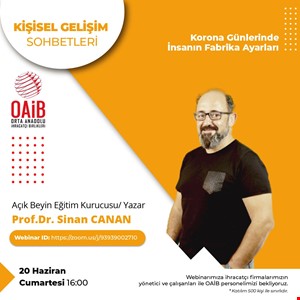 Prof. Dr. Sinan Canan ile 'Korona Günlerinde İnsanın Fabrika Ayarları'