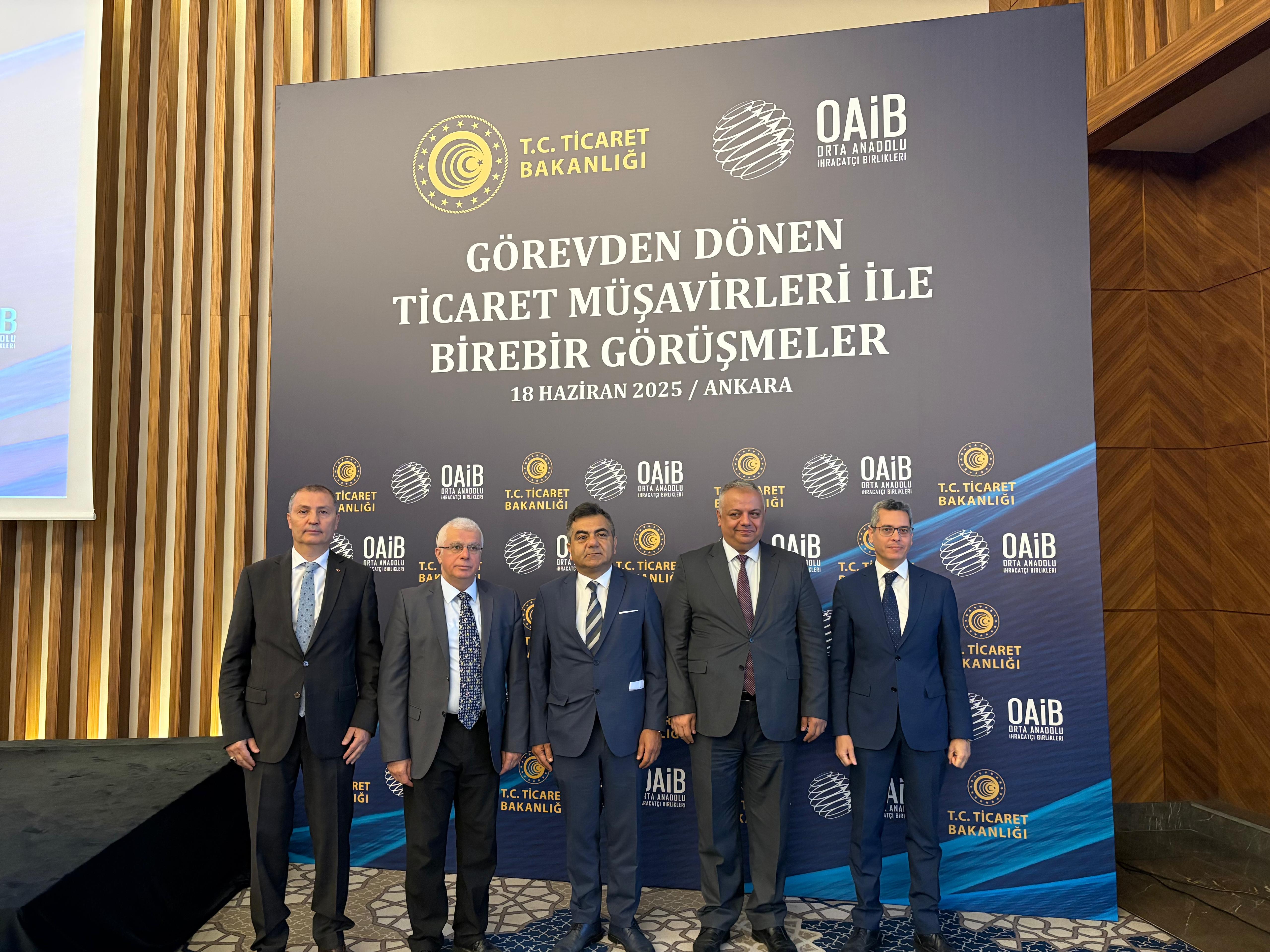 GÖREVDEN DÖNEN TİCARET MÜŞAVİRLERİ İLE BİREBİR GÖRÜŞMELER